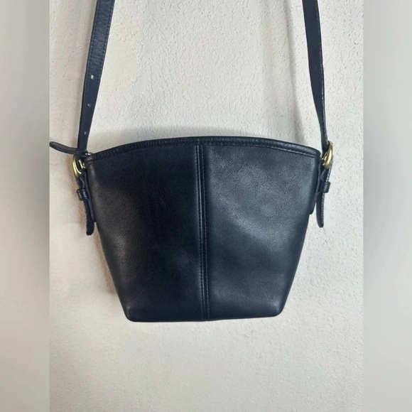 Vintage Coach Soho Mini Basket vintage 4107 Black Leather Crossbody - Picture 2 of 14